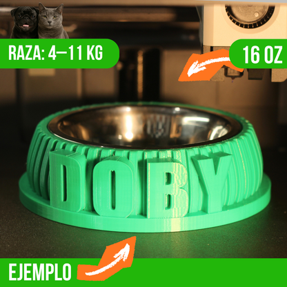 Bowl ¡Con el nombre de tu amo!